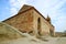 Medieval Christian Church at the Top of Uplistsikhe Ancient Rock-hewn City Ruins, Located Near Gori Town of Eastern Georgia