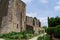 Medieval church at Larressingle France