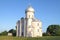 Medieval Church of the Savior. Neighborhood of Veliky Novgorod