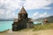 Medieval church on Sevan lake