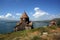 Medieval church on Sevan lake