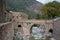 Medieval city of villefranche-de-conflent in the pyrenees mountains