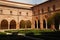 Medieval cloister, Polirone abbey, Italy