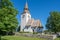 Medieval countryside church in Gotland