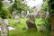 Medieval County Graveyard, Glendalough, county Wicklow, Ireland