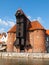 The medieval Crane in Gdansk marina