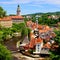 Medieval Czech town of Cesky Krumlov