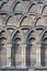 Medieval decorated arch at Wenlock Priory, England