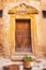 Medieval door details in the historical town of San Gimignano, Tuscany