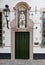 Medieval door Holy Virgin beguinage Bruges / Brugge, Belgium