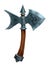 Medieval fantasy battle axe - digital illustration