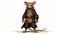 Medieval Fantasy Mouse In Coat Detailed Character Expression By Mike Mignola