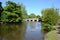 Medieval five-arched bridge at Bakewell