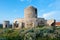 Medieval fortification tower in Bonifacio