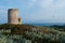 Medieval fortification tower in Bonifacio