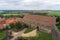 Medieval fortress on a basalt mountain. Saxony