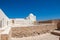 Medieval fortress Bordj El Kebir at Mediterranean coast of Tunisia near Houmt El Souk town. Djerba island