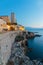 Medieval fortress at dawn Antibes