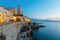 Medieval fortress at dawn Antibes