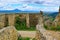 Medieval fortress ruins Rasnov Transylvania Romania