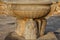 Medieval fountain basin in Cefalu