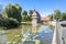Medieval gatehouse and bridge of the Steinfurt Castle
