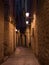 The medieval Girona by night, Northern Spain