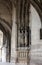 Medieval gothic statues on entry to Eglise St. Germain l`Auxerrois in Paris