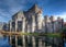 Medieval Gravensteen Castle Ghent, Belgium