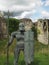 Medieval Helmsley castle ruins, Yorkshire