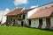 Medieval homes inside a rural Romanian fortress