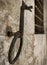 Medieval horse hook on Tuscany castle