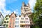 Medieval houses on Fischmarkt area in Cologne