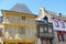 Medieval houses in Josselin, France