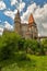 Medieval Hunyad Corvin castle, Hunedoara town,Transylvania region, Romania,Europe