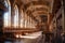 Medieval indoor interiors