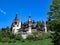 Medieval king palace in Sinaia mountain in Romania