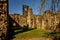Medieval Kirkstall Abbey near Leeds. UK.