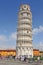 Medieval Leaning Tower of Pisa Torre di Pisa at Piazza dei Miracoli Piazza del Duomo top tourist attraction in Pisa, Tuscany,