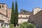 Medieval Limestone Arches at Gellone Monastery, France, UNSECO