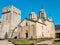 Medieval Manasija Orthodox Monastery and Ancient Fortification, Serbia. Landmark From 15th Century on Sunny Day