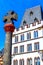 The medieval Market Cross in Trier- the oldest german city.