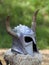 Medieval metal helmet