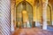 The medieval minbar of Vakil Mosque, Shiraz, Iran