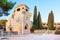 Medieval Monastery of Filerimos on Acropolis of Ialyssos Rhodes, Greece