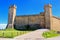 Medieval Montalcino Fortress in Val d`Orcia, Tuscany, Italy