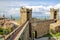 Medieval Montalcino Fortress in Val d`Orcia, Tuscany, Italy