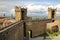 Medieval Montalcino Fortress in Val d`Orcia, Tuscany, Italy