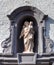 Medieval niche with the Holy Virgin in the beguinage of Bruges / Brugge, Belgium