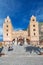 Medieval norman Cathedral in Cefalu Italy